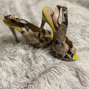 Snake Skin Heels